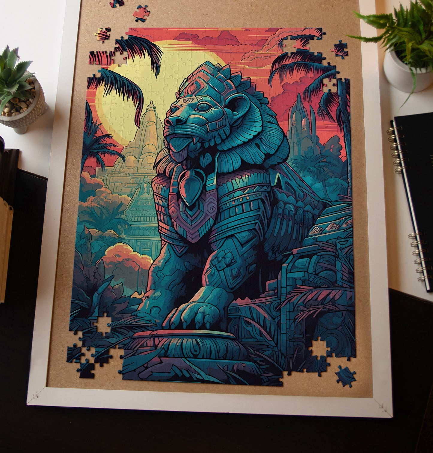 Jungle Sphinx Jigsaw Puzzle