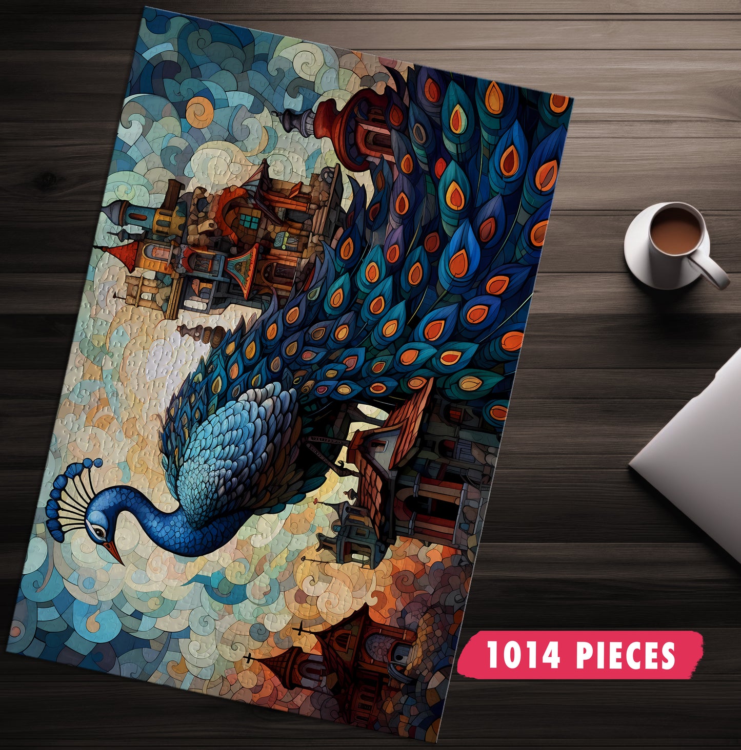 Illustrative Peacock Jigsaw Puzzle