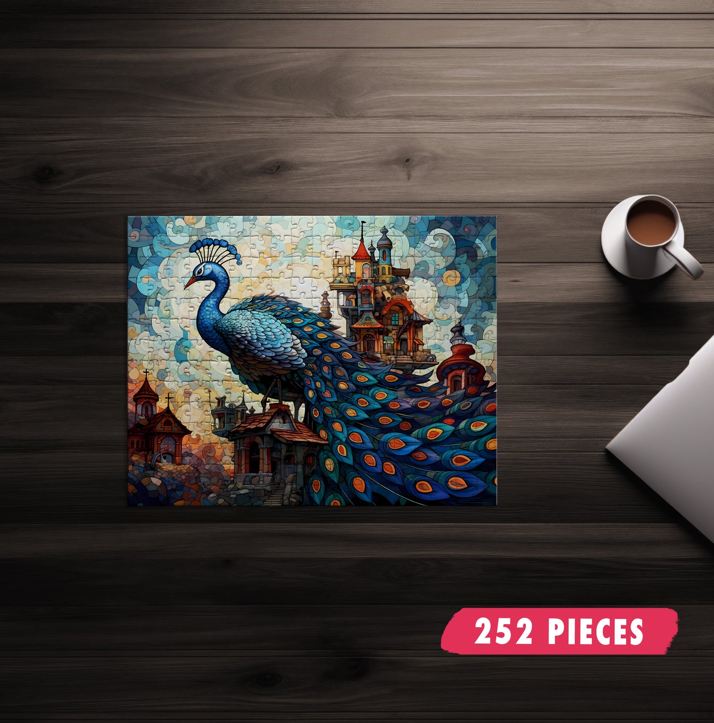 Illustrative Peacock Jigsaw Puzzle