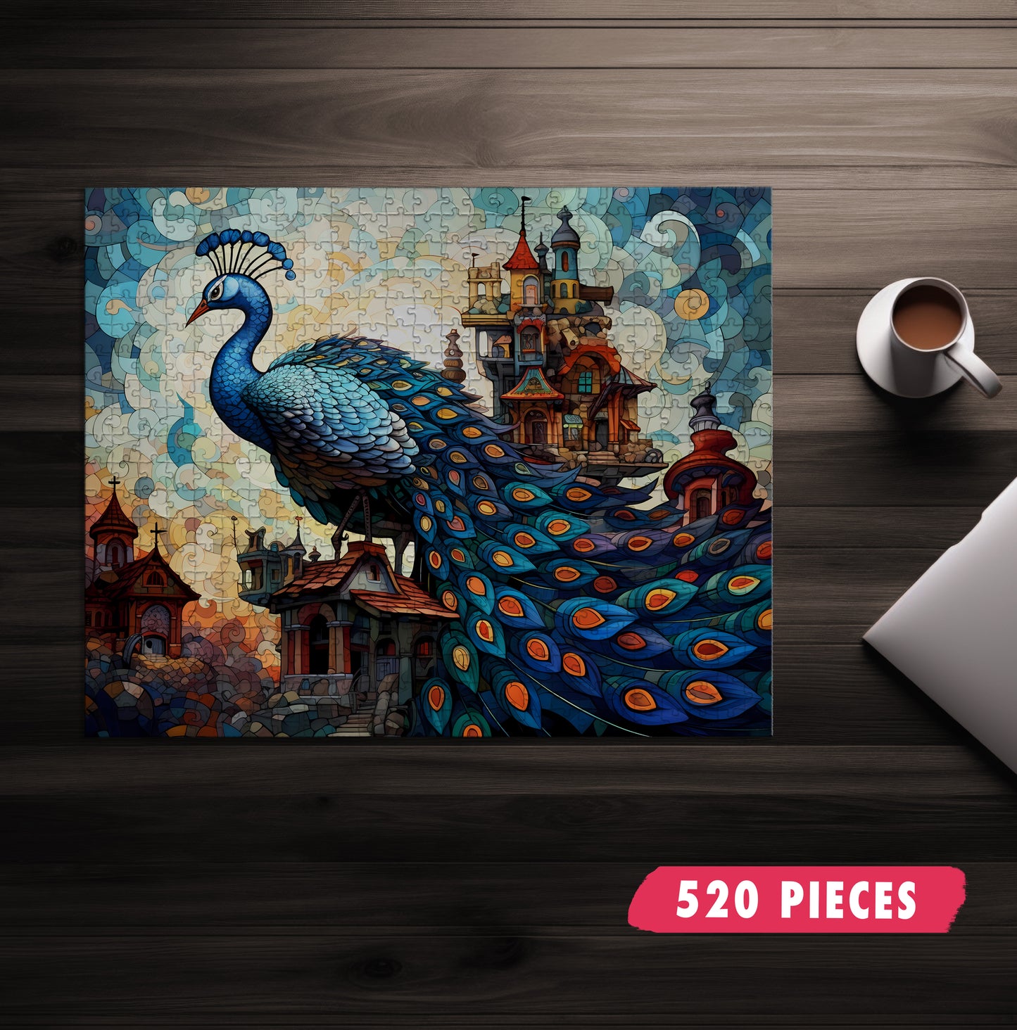 Illustrative Peacock Jigsaw Puzzle