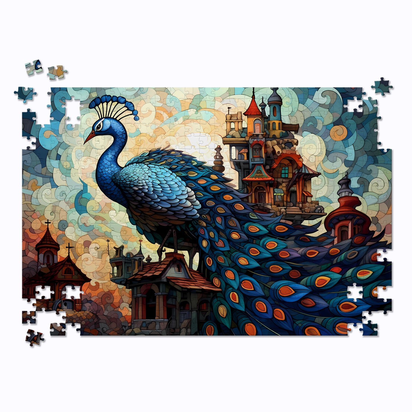 Illustrative Peacock Jigsaw Puzzle