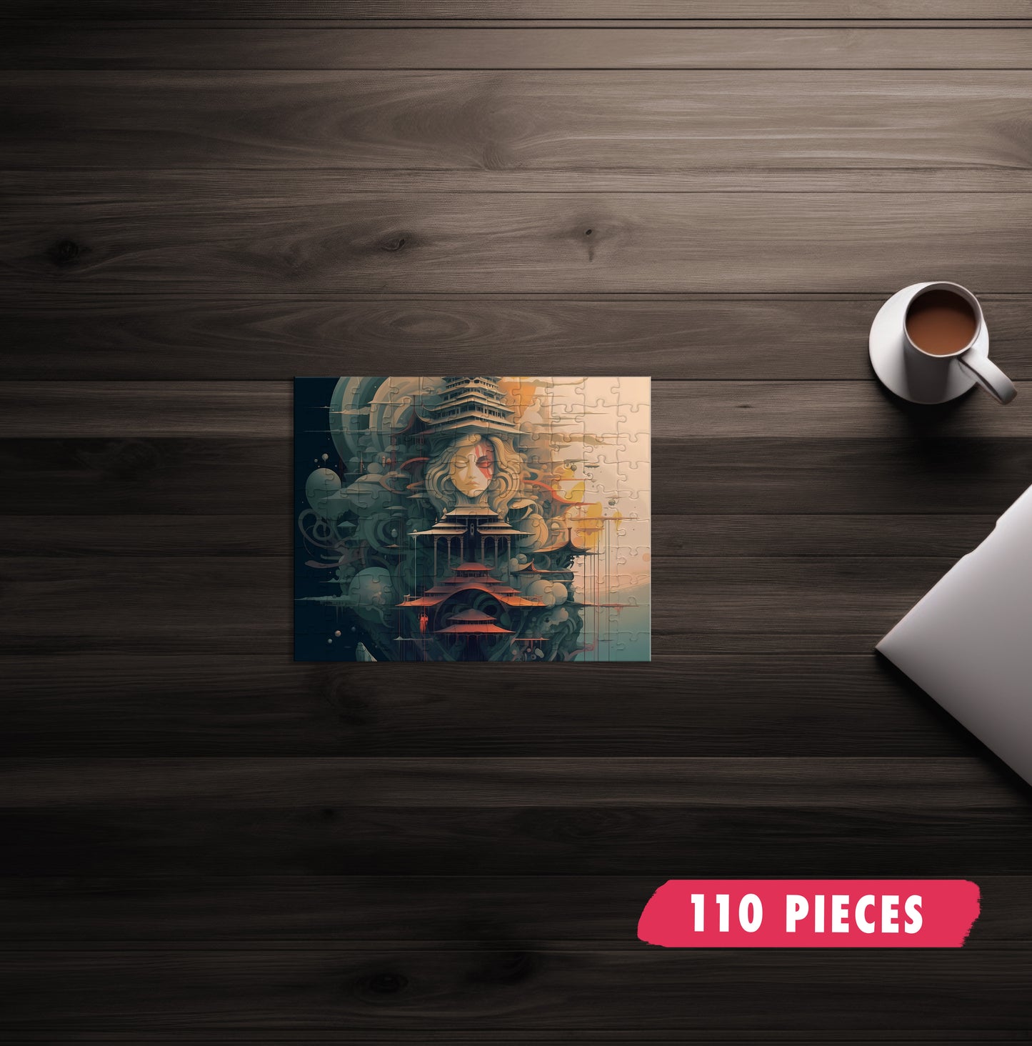 Cosmic Yin Yang Jigsaw Puzzle