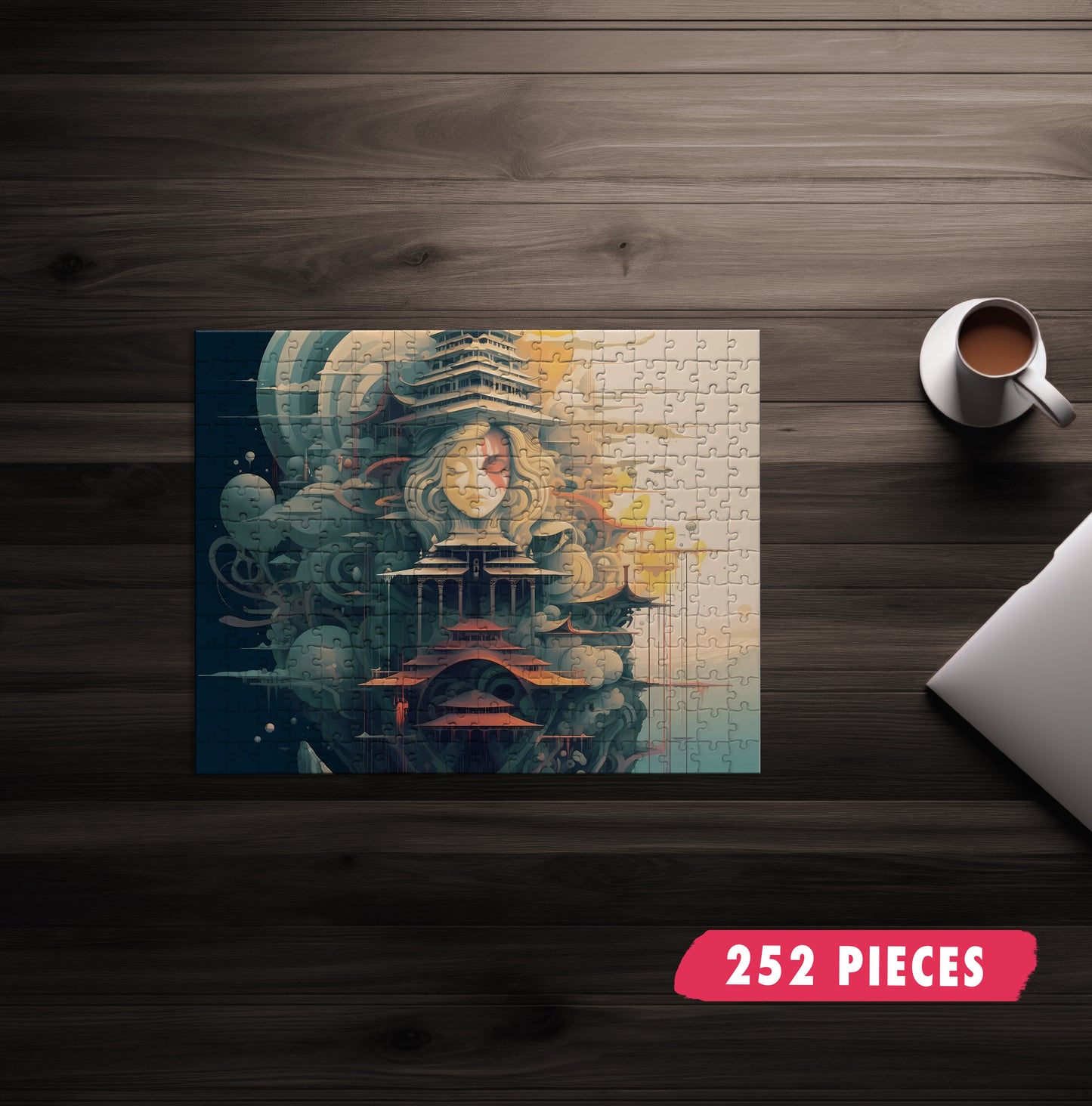 Cosmic Yin Yang Jigsaw Puzzle