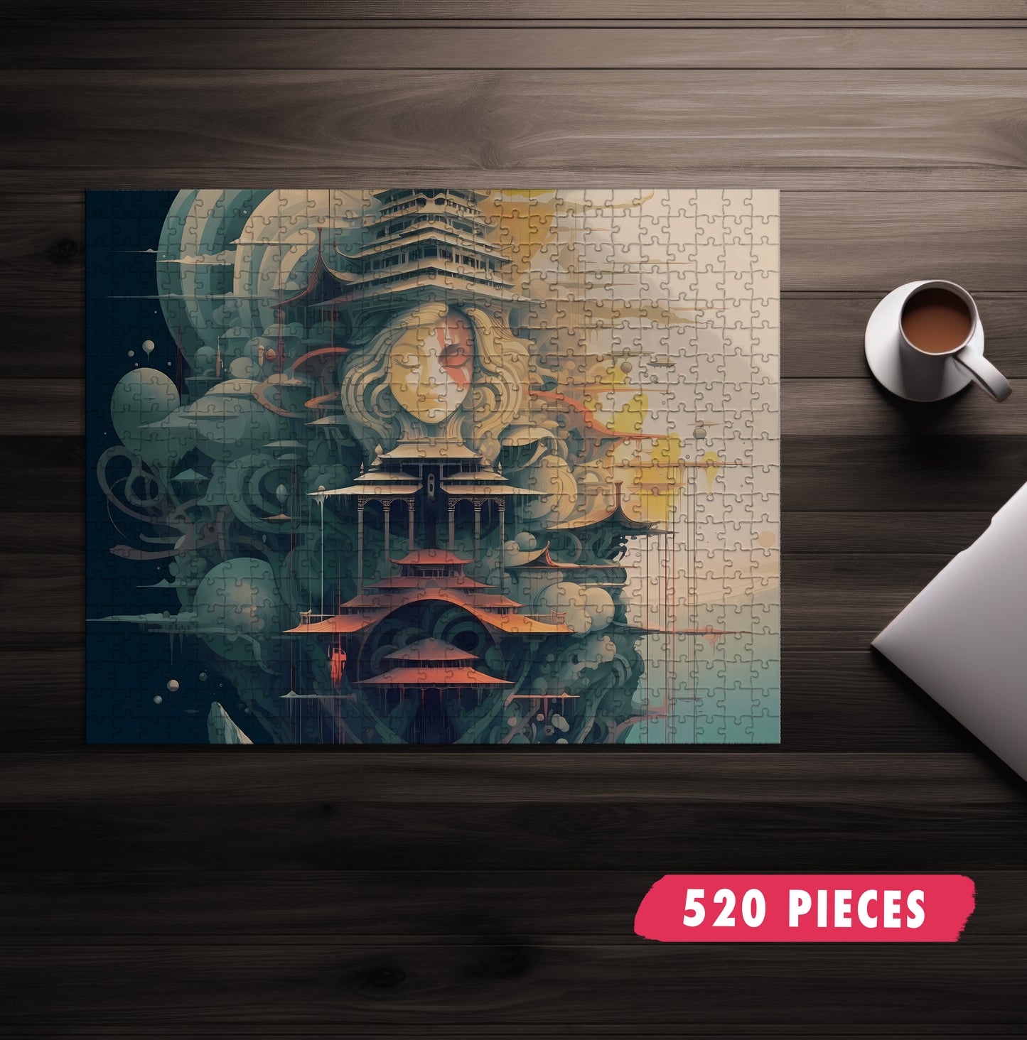 Cosmic Yin Yang Jigsaw Puzzle