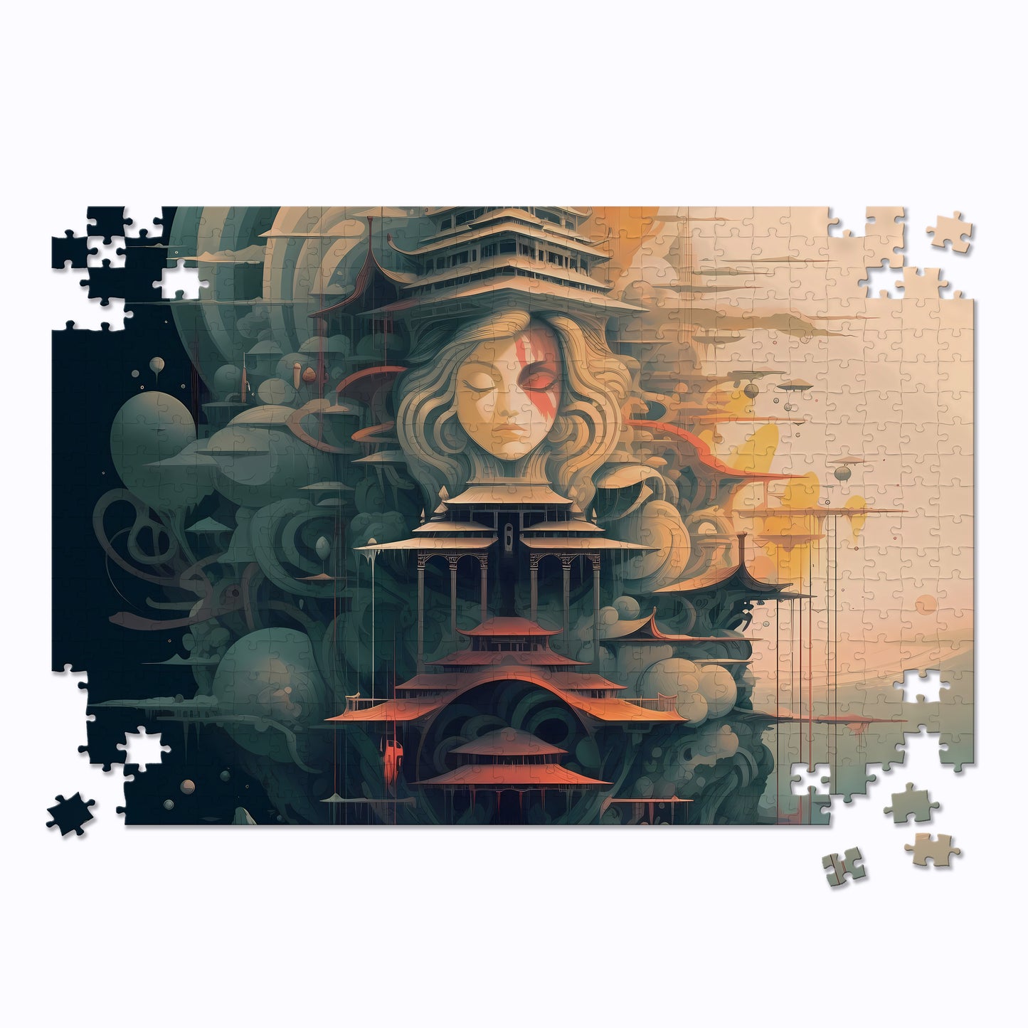 Cosmic Yin Yang Jigsaw Puzzle