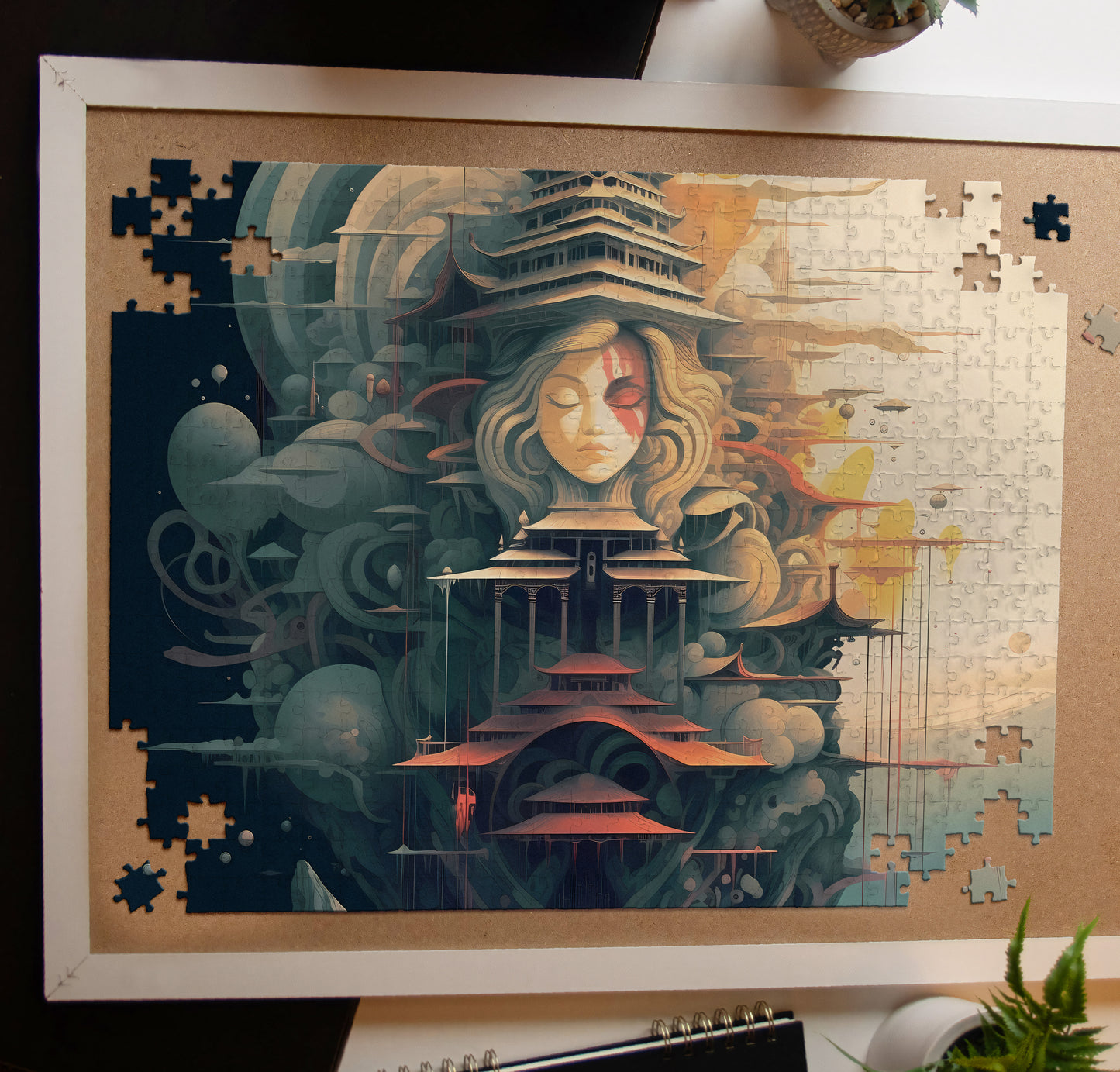 Cosmic Yin Yang Jigsaw Puzzle