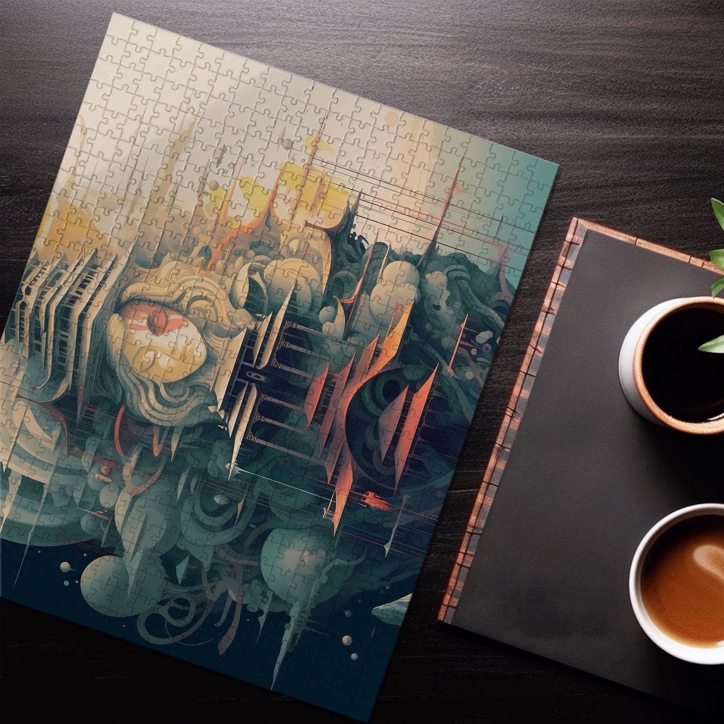 Cosmic Yin Yang Jigsaw Puzzle