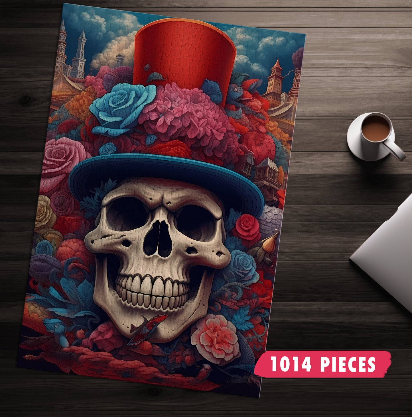 Victorian Skull Jigsaw Puzzle