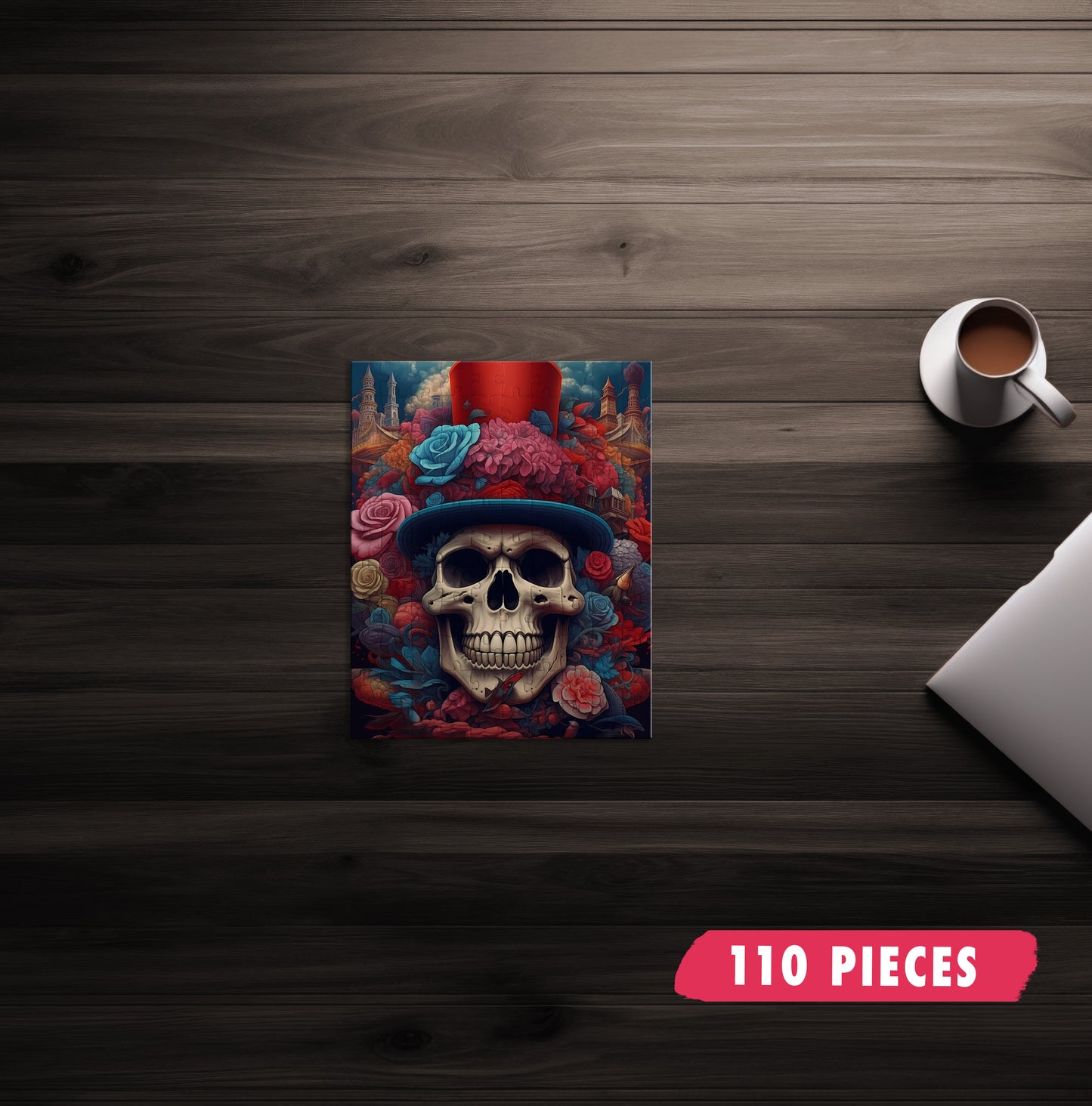 Victorian Skull Jigsaw Puzzle