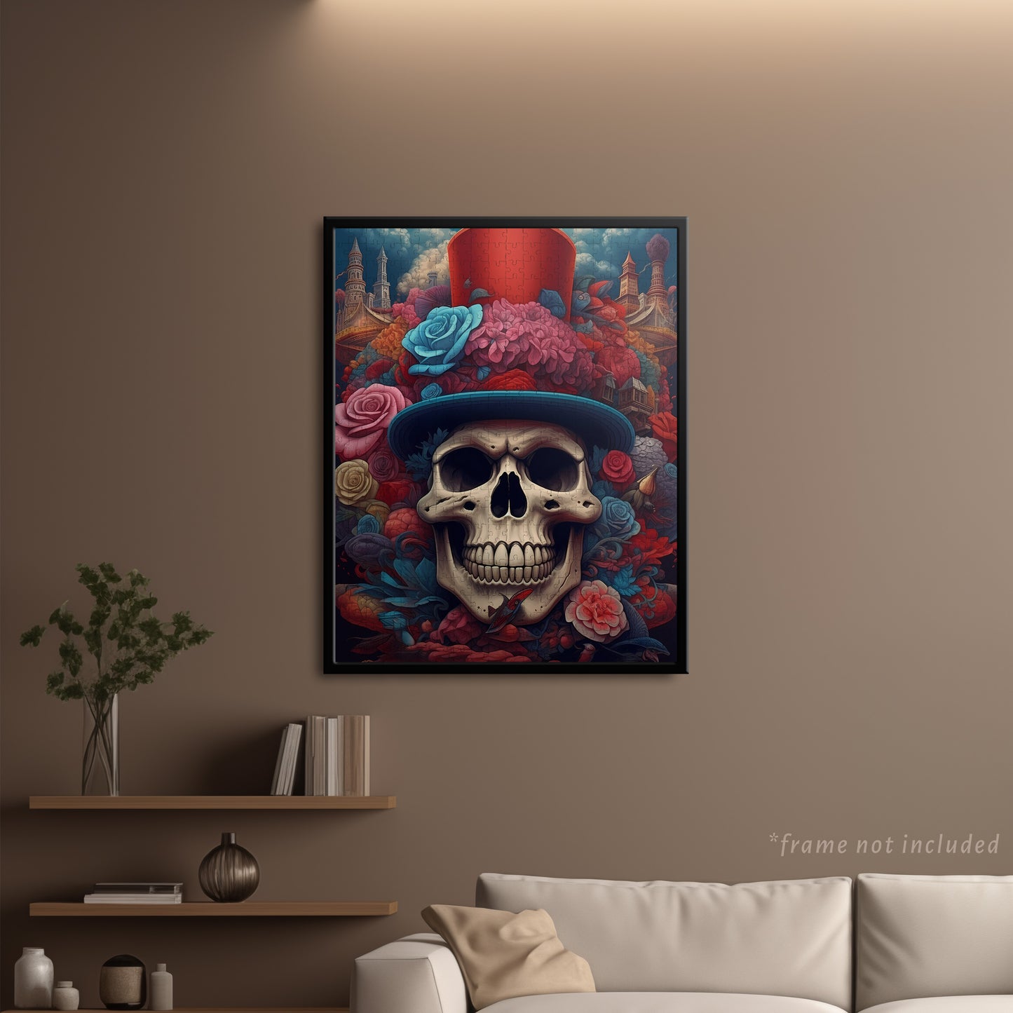 Victorian Skull Jigsaw Puzzle