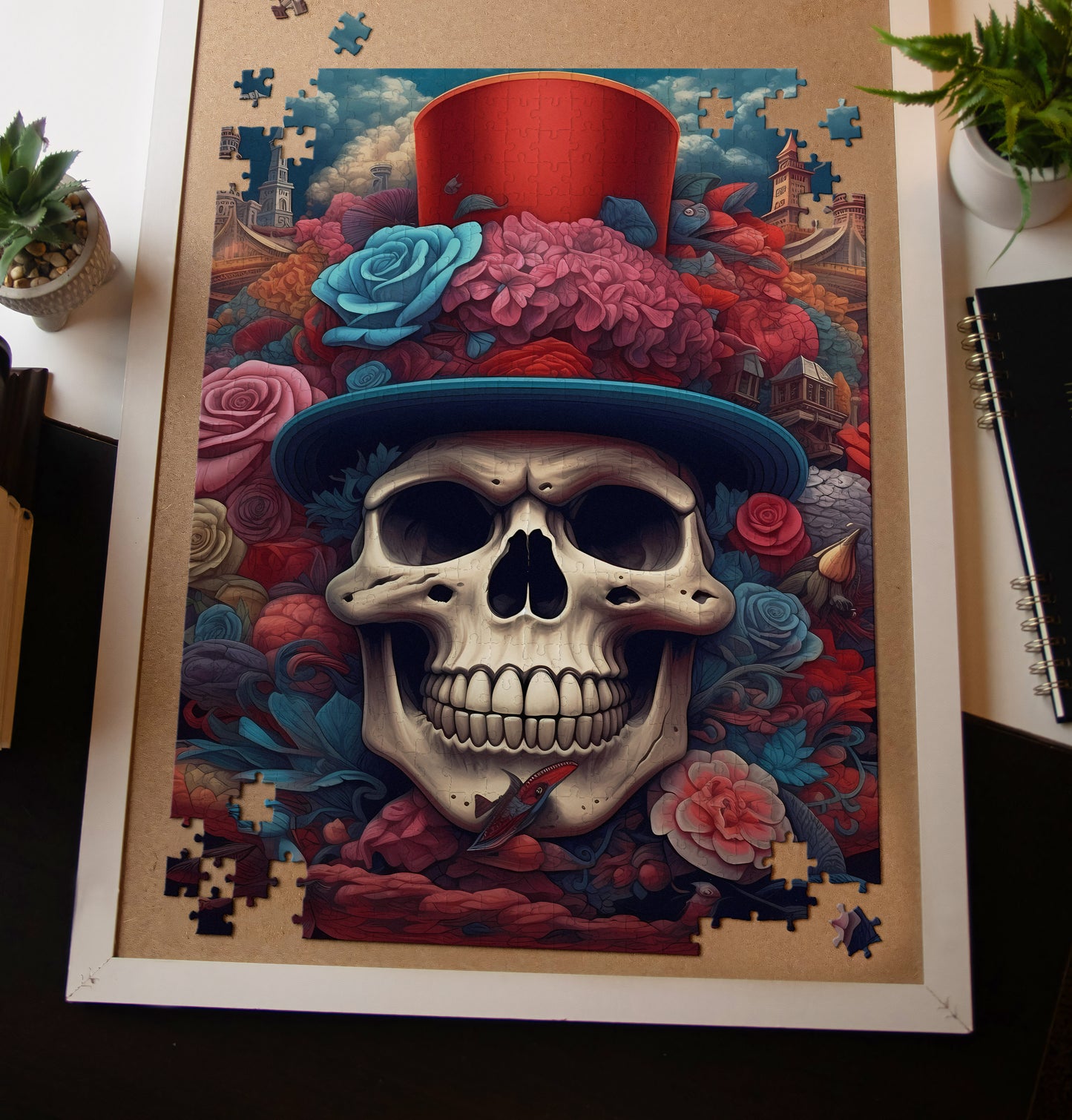 Victorian Skull Jigsaw Puzzle