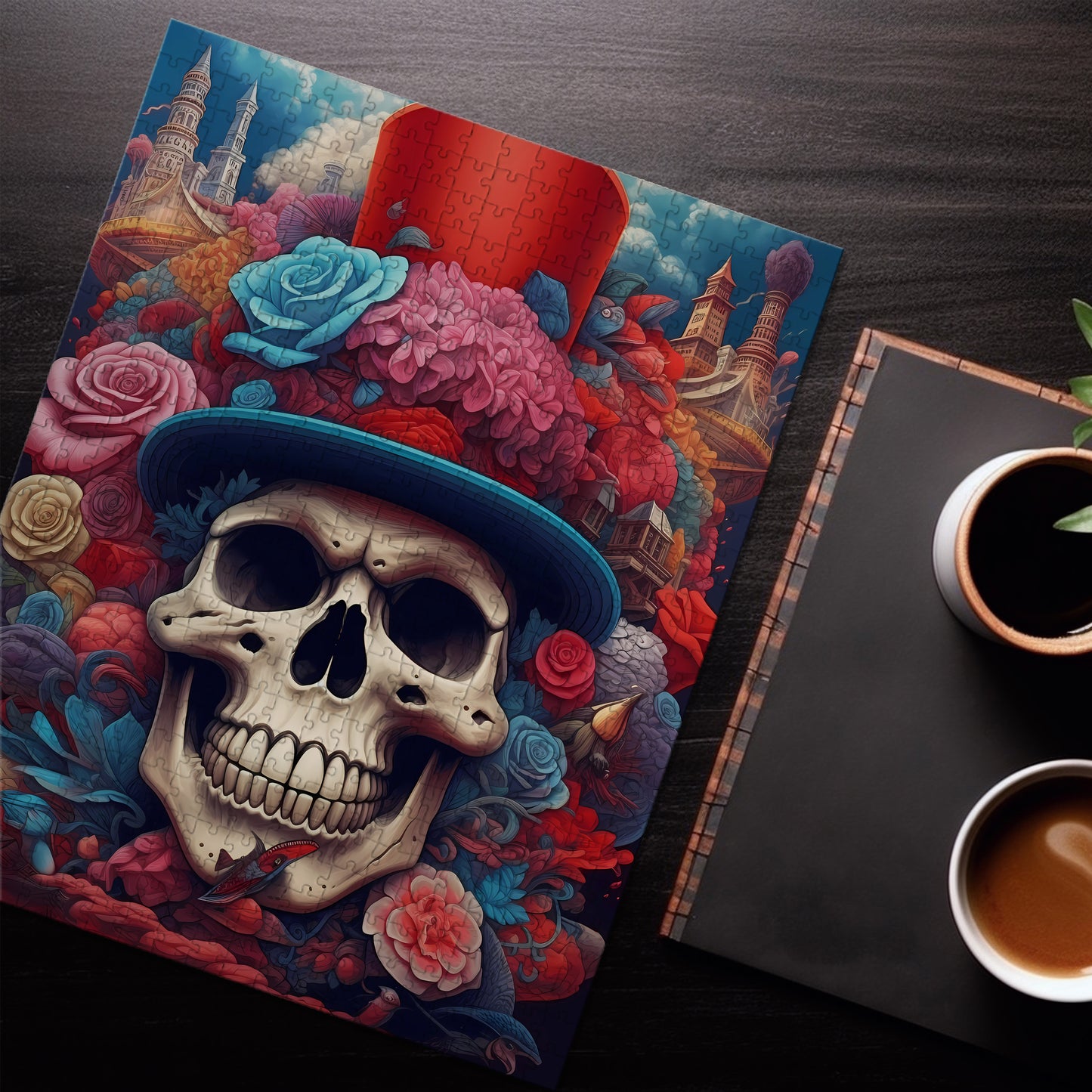 Victorian Skull Jigsaw Puzzle