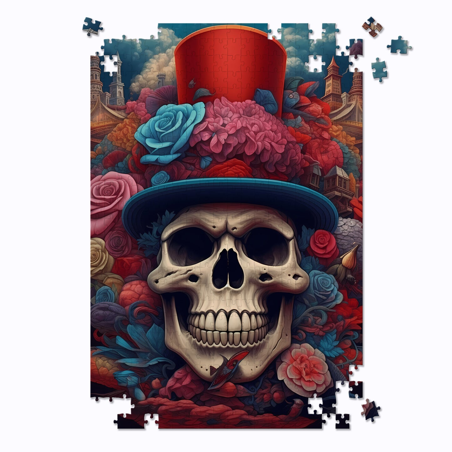 Victorian Skull Jigsaw Puzzle
