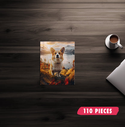 Adorable Adventure Corgi Jigsaw Puzzle