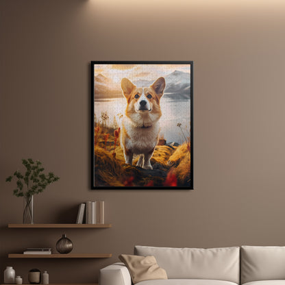 Adorable Adventure Corgi Jigsaw Puzzle