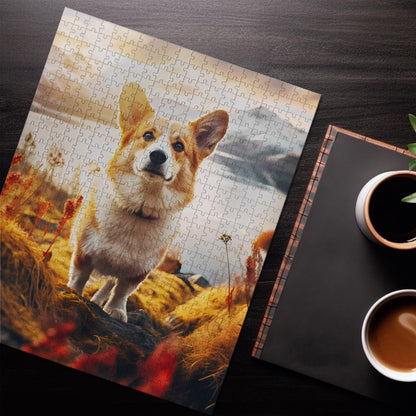 Adorable Adventure Corgi Jigsaw Puzzle