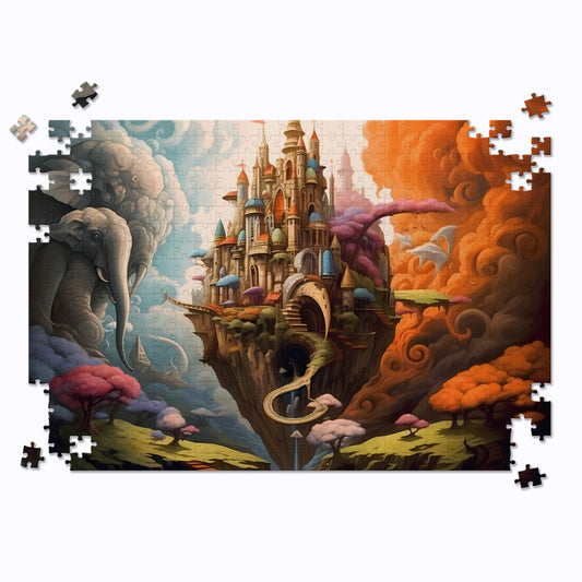 Merging Of Worlds Jigsaw Puzzle