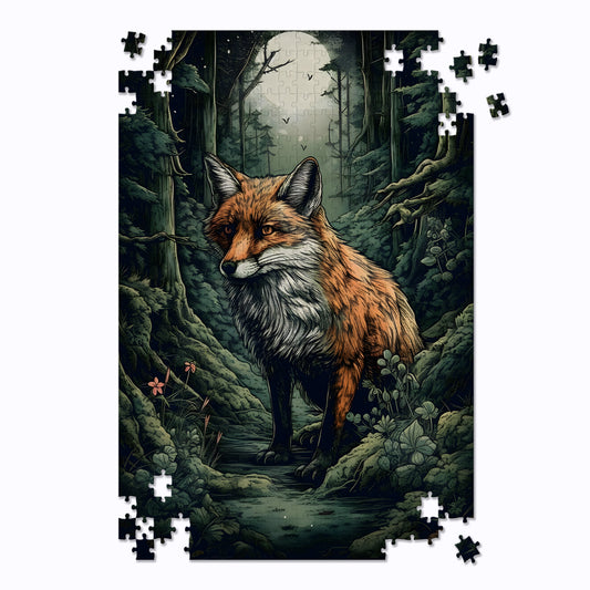 Curious Forest Fox Jigsaw Puzzle