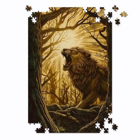 Fierce Lion Jigsaw Puzzle