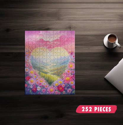 Valentine's Heart Jigsaw Puzzle