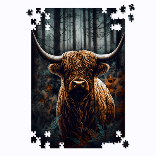 Highland Cow Jigsaw Puzzle