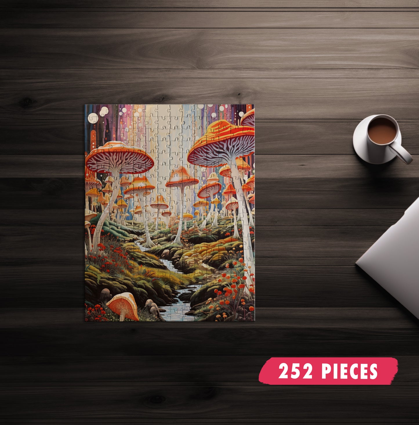 Mushroom Planet Jigsaw Puzzle