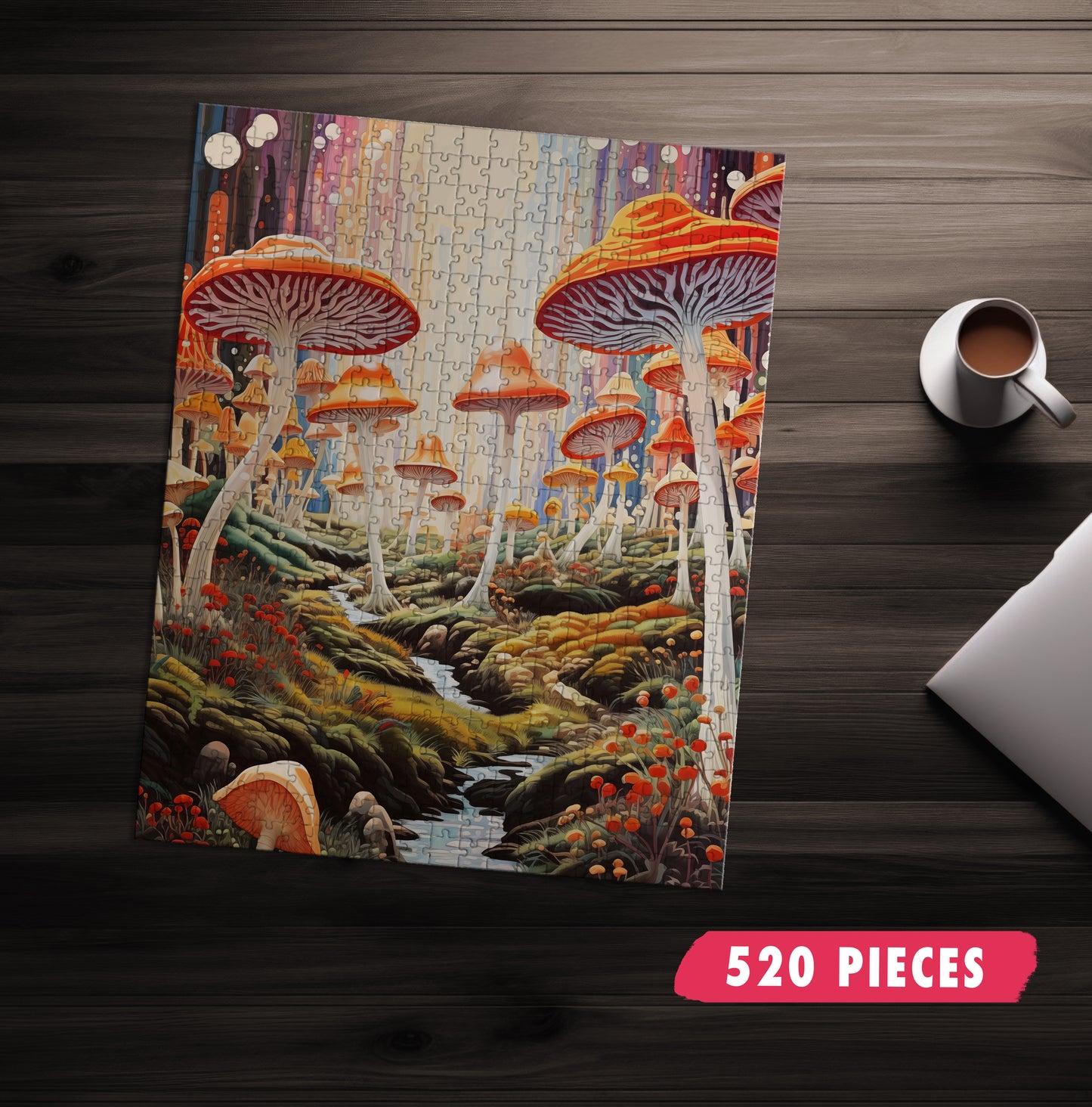 Mushroom Planet Jigsaw Puzzle