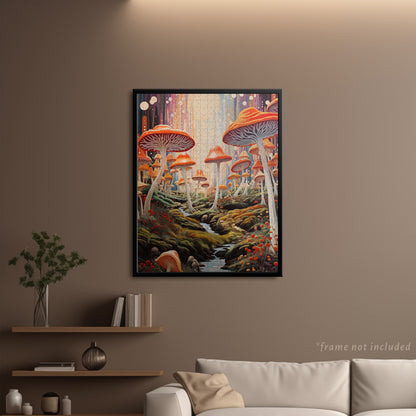 Mushroom Planet Jigsaw Puzzle