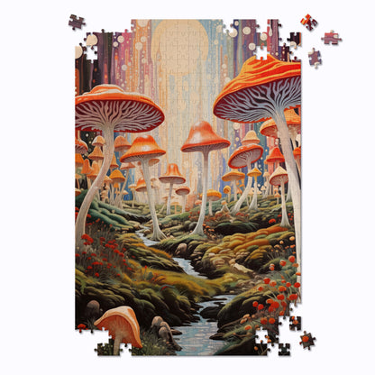 Mushroom Planet Jigsaw Puzzle