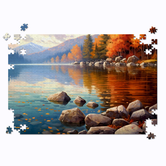 Peaceful Lake Jigsaw Puzzle