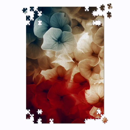 Abstract Floral Petals Jigsaw Puzzle