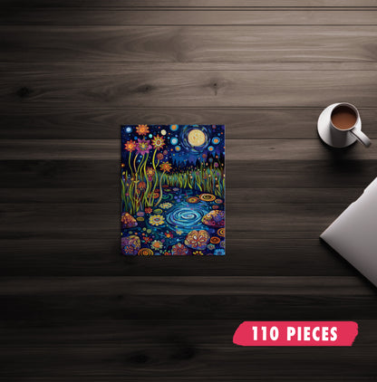 Whimsical Pond Jigsaw Puzzle