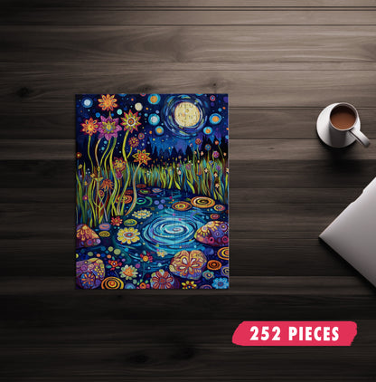 Whimsical Pond Jigsaw Puzzle