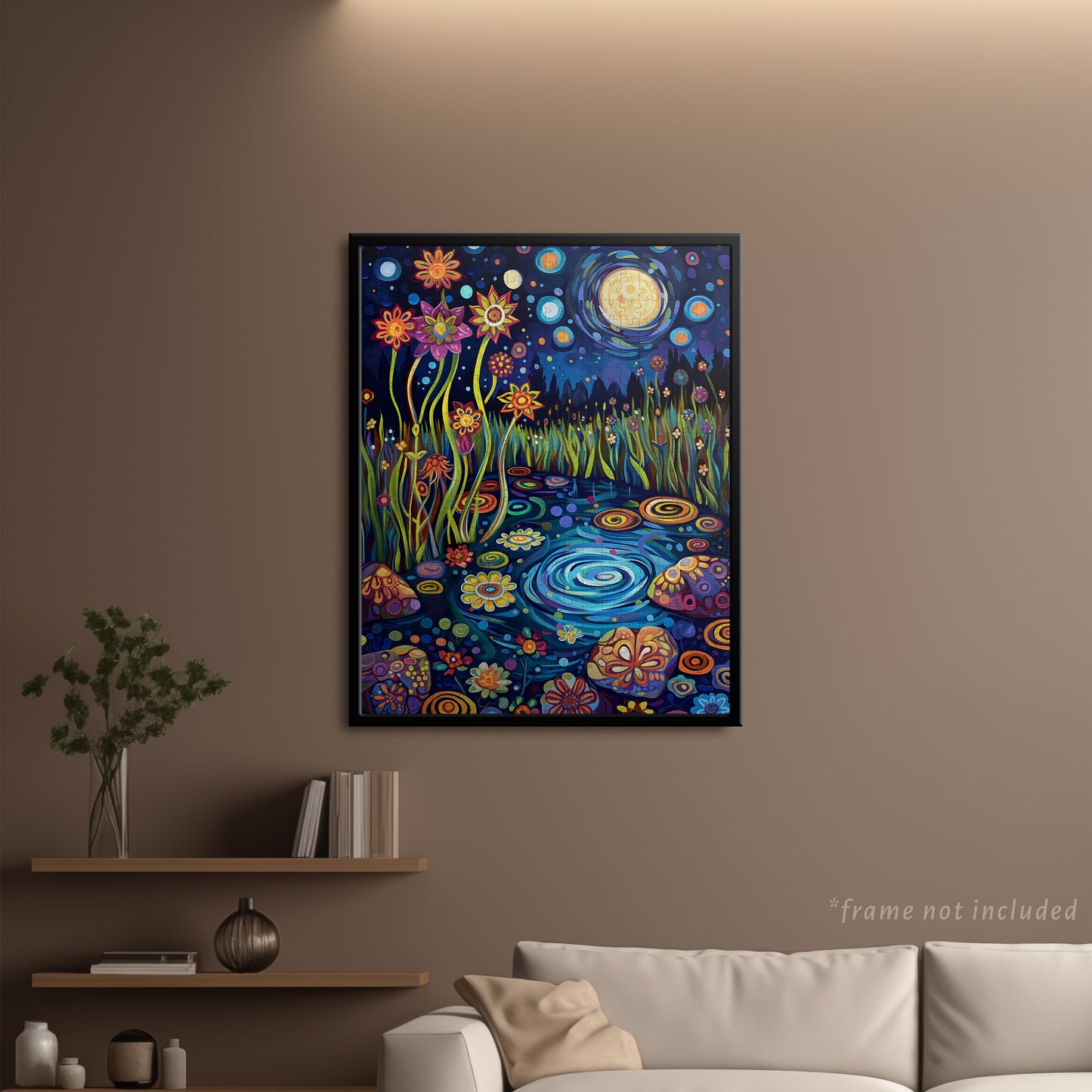 Whimsical Pond Jigsaw Puzzle