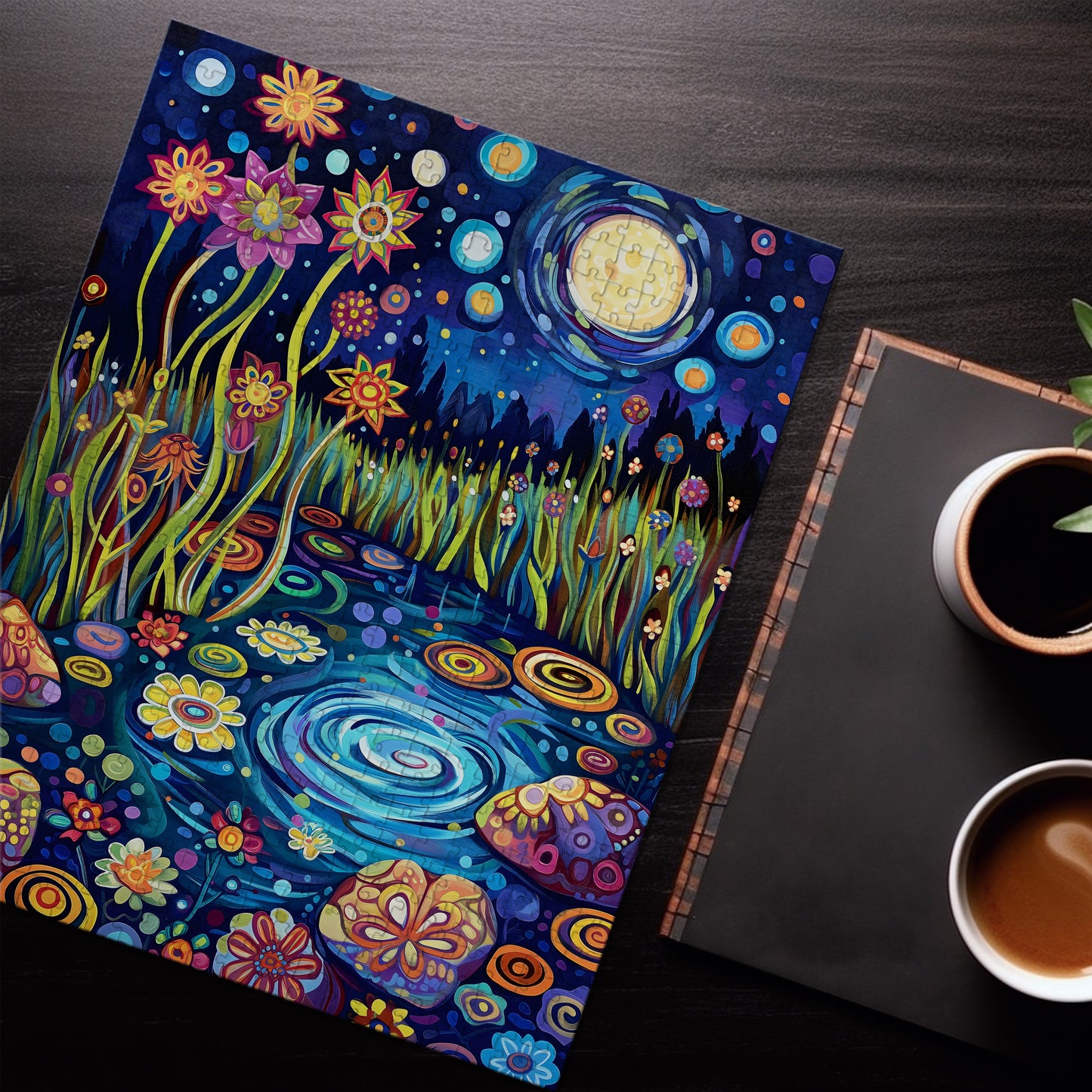 Whimsical Pond Jigsaw Puzzle