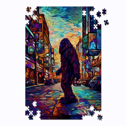 Trippy Bigfoot Jigsaw Puzzle