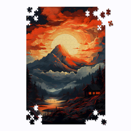 Volcanic Mountain Jigsaw Puzzle