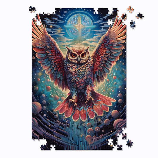 Space Owl Jigsaw Puzzle