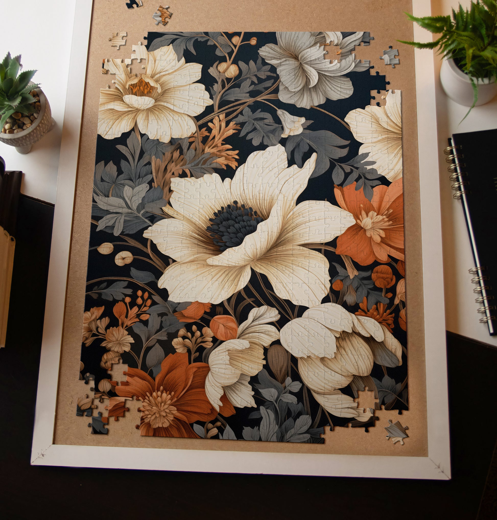 Bloom 1000 Piece Jigsaw Puzzle For Adults - Bright Modern Floral Design