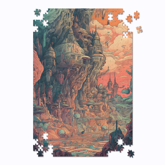 Pastel Alien World Jigsaw Puzzle